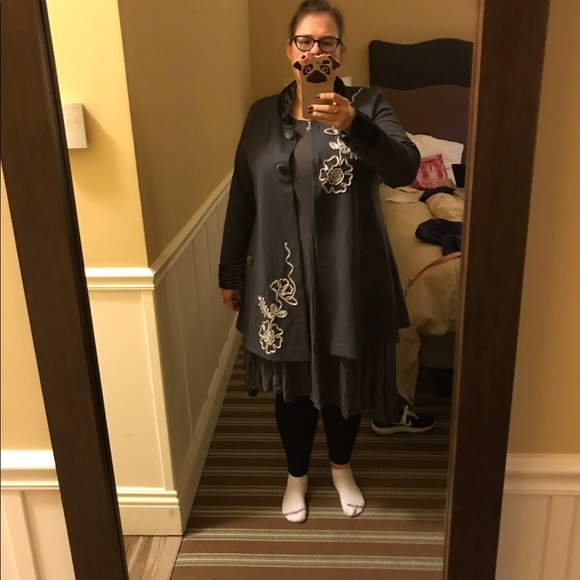 Insideout Grey European Style Coat size XXL - Picture 4 of 8